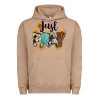 Pigment Burro Just Pray Urban Hoodie - FaDigitalArtStudio