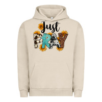 Pigment French Oak Just Pray Urban Hoodie - FaDigitalArtStudio