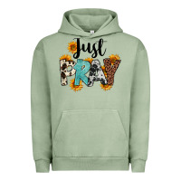 Pigment Oil Green Just Pray Urban Hoodie - FaDigitalArtStudio