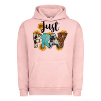 Pigment Salmon Just Pray Urban Hoodie - FaDigitalArtStudio