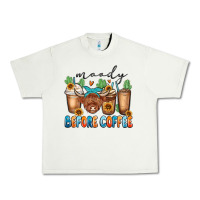 Pistachio moody before coffee Urban Heavy Tee - MaliasSmallBusiness