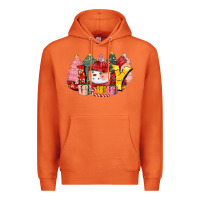 Carrot joy snowman Premium Hoodie - CowGirlArtShop