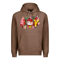 Chestnut joy snowman Premium Hoodie - CowGirlArtShop
