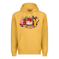 Mustard joy snowman Premium Hoodie - CowGirlArtShop