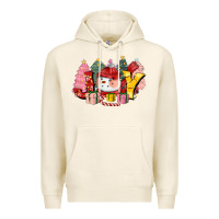 Tofu joy snowman Premium Hoodie - CowGirlArtShop