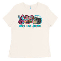 Bone peace love racing Ladies Tee - AdoDesignShop