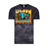 Cloud Black camping is intents Vintage Tee - JahusDesignShop