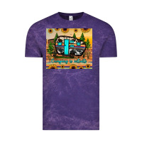 Cloud Purple camping is intents Vintage Tee - JahusDesignShop
