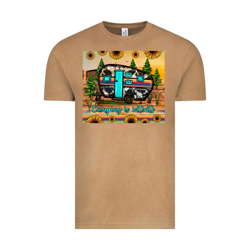 Camping Is Intents Vintage Tee by JahusDesignShop | Teevron