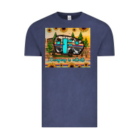 Vintage Denim camping is intents Vintage Tee - JahusDesignShop