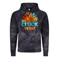 Cloud Black cluck yeah Vintage Hoodie - MaliasSmallBusiness