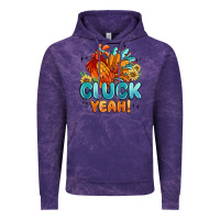 Cloud Purple cluck yeah Vintage Hoodie - MaliasSmallBusiness