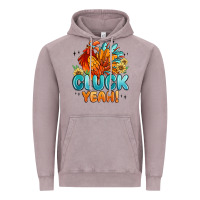 Vintage Zinc cluck yeah Vintage Hoodie - MaliasSmallBusiness