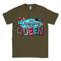 Army Green crafting queen Classic Tee - NancyCooperArtShop
