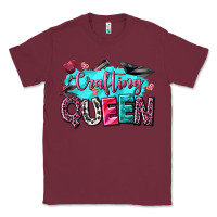 Burgundy crafting queen Classic Tee - NancyCooperArtShop