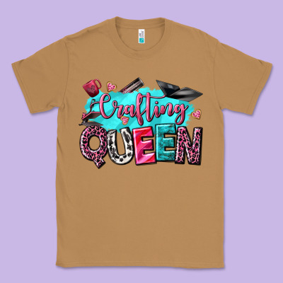 Crafting Queen Classic Tee Designed By Nancycooperartshop