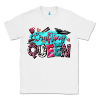 White crafting queen Classic Tee - NancyCooperArtShop