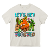 Let's Get Toasted With Camp Fire Heavy Core Tee | Teevron