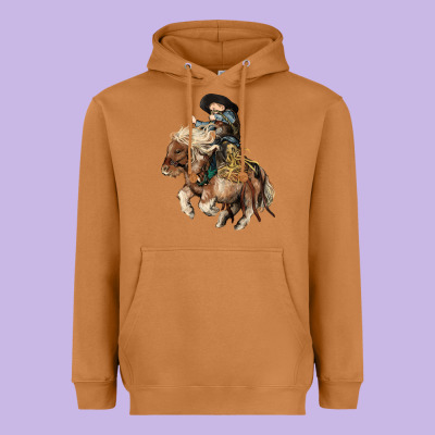 Midilli Little Cowboy Kid Rodeo Heavyweight Hoodie Designed By Howdyjamesfarm