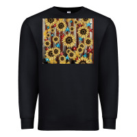 Black America flag sunflower star tumbler Premium Sweatshirt - HowdyJamesFarm