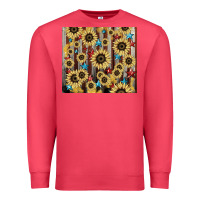 Cardinal America flag sunflower star tumbler Premium Sweatshirt - HowdyJamesFarm