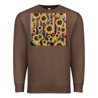 Chestnut America flag sunflower star tumbler Premium Sweatshirt - HowdyJamesFarm
