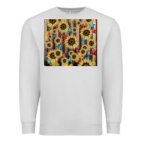 Dove Grey America flag sunflower star tumbler Premium Sweatshirt - HowdyJamesFarm