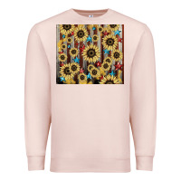 Pale Pink America flag sunflower star tumbler Premium Sweatshirt - HowdyJamesFarm