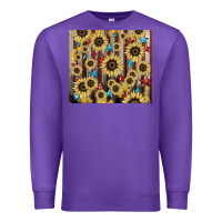 Purple America flag sunflower star tumbler Premium Sweatshirt - HowdyJamesFarm