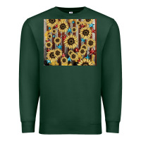 Sports Green America flag sunflower star tumbler Premium Sweatshirt - HowdyJamesFarm