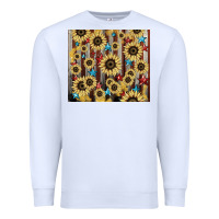 White America flag sunflower star tumbler Premium Sweatshirt - HowdyJamesFarm