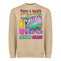 Mushroom rolling into eighth grade Heavyweight Sweatshirt - BundleAndBundleShop