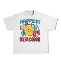 Lunar Rock happiest when i'm reading Urban Heavy Tee - MaliasSmallBusiness