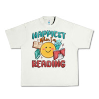 Happiest When I'm Reading Urban Heavy Tee | Teevron