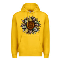 Lemon sunflower camouflage and leopard 2 Premium Hoodie - JahusDesignShop