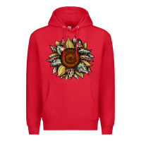 Red sunflower camouflage and leopard 2 Premium Hoodie - JahusDesignShop
