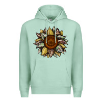 Seafoam sunflower camouflage and leopard 2 Premium Hoodie - JahusDesignShop
