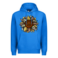 True Royal sunflower camouflage and leopard 2 Premium Hoodie - JahusDesignShop