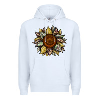 White sunflower camouflage and leopard 2 Premium Hoodie - JahusDesignShop
