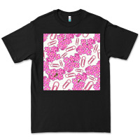 Black floral school seamless pattern Premium Tee - BundleAndBundleShop