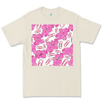 Bone floral school seamless pattern Premium Tee - BundleAndBundleShop