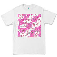 White floral school seamless pattern Premium Tee - BundleAndBundleShop