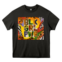 Asphalt black girl power tumbler Heavy Core Tee - BundleAndBundleShop