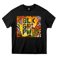 Black black girl power tumbler Heavy Core Tee - BundleAndBundleShop
