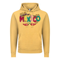 Vintage Mustard mexico Vintage Hoodie - MaliasSmallBusiness
