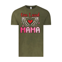 Vintage Olive one loved mama Vintage Tee - MaliasSmallBusiness