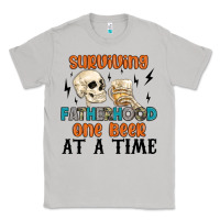 Moon Dust surviving fatherhood one beer at a time Classic Tee - MaliasSmallBusiness