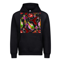 Halloween Bad Witch Seamless Pattern Urban Hoodie | Teevron