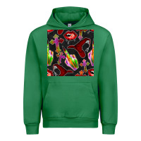 Emerald halloween bad witch seamless pattern Urban Hoodie - BundleAndBundleShop