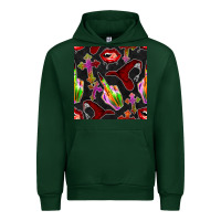 Forest Green halloween bad witch seamless pattern Urban Hoodie - BundleAndBundleShop